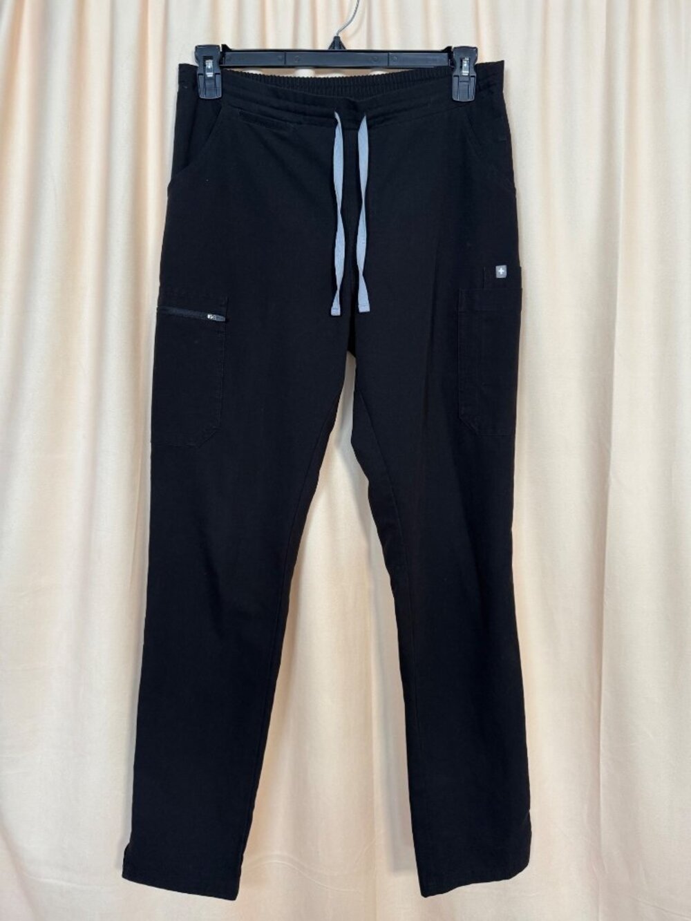 Figs Technical Collection Black Pants Medium Tall Medical Nurse Tech Workwear
